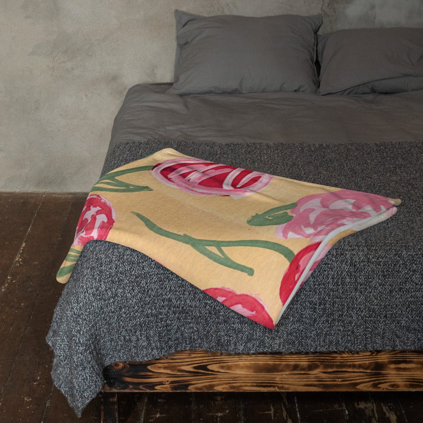 Saint Therese Throw Blanket