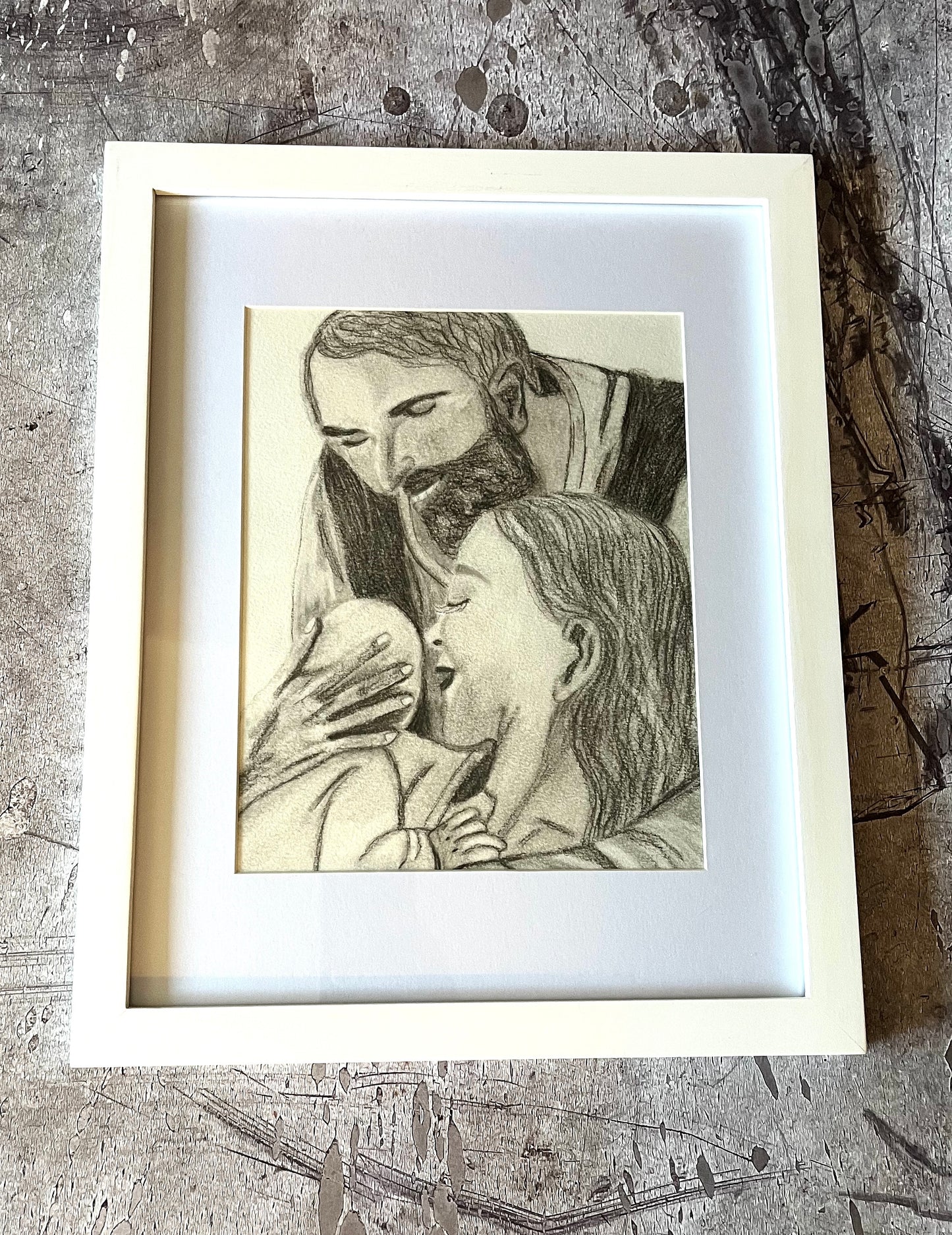 Silent Night Holy Family Print