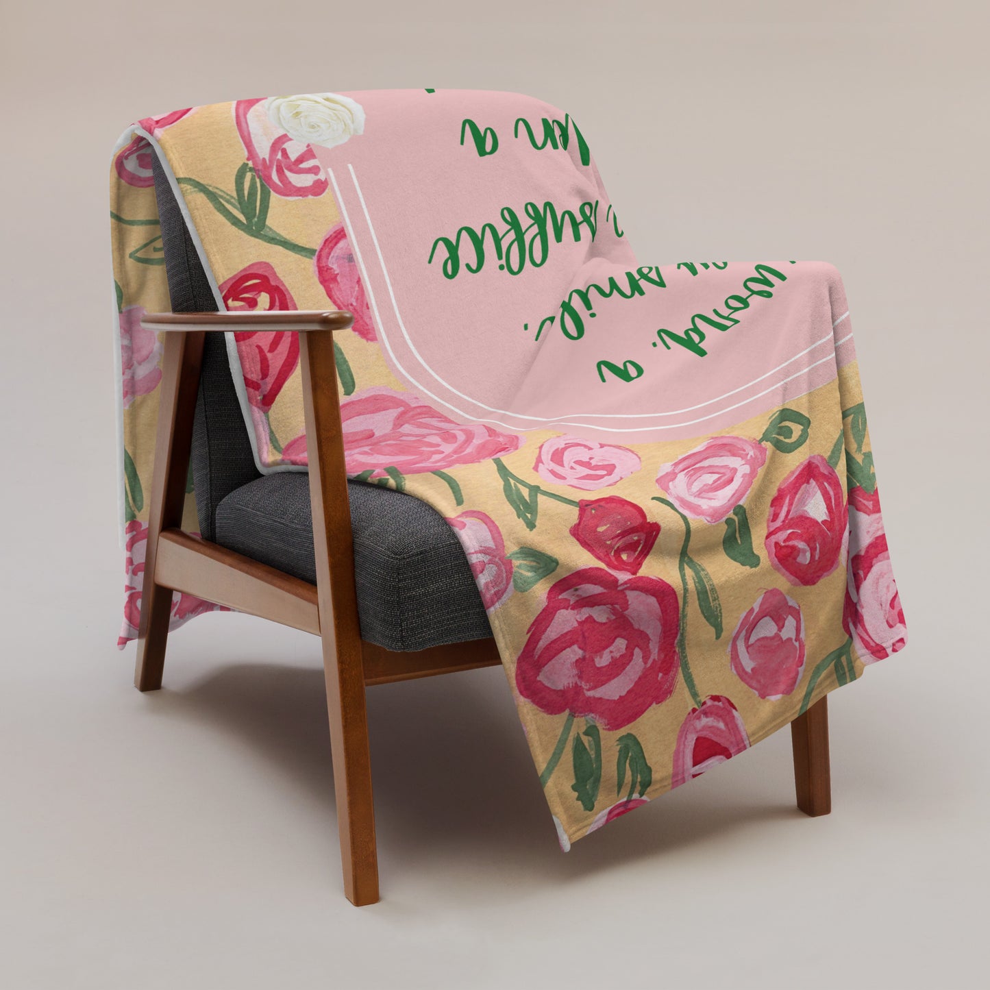 Saint Therese Throw Blanket