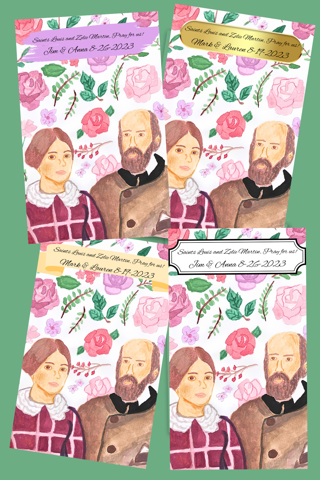 Custom wedding favors - wedding cards
