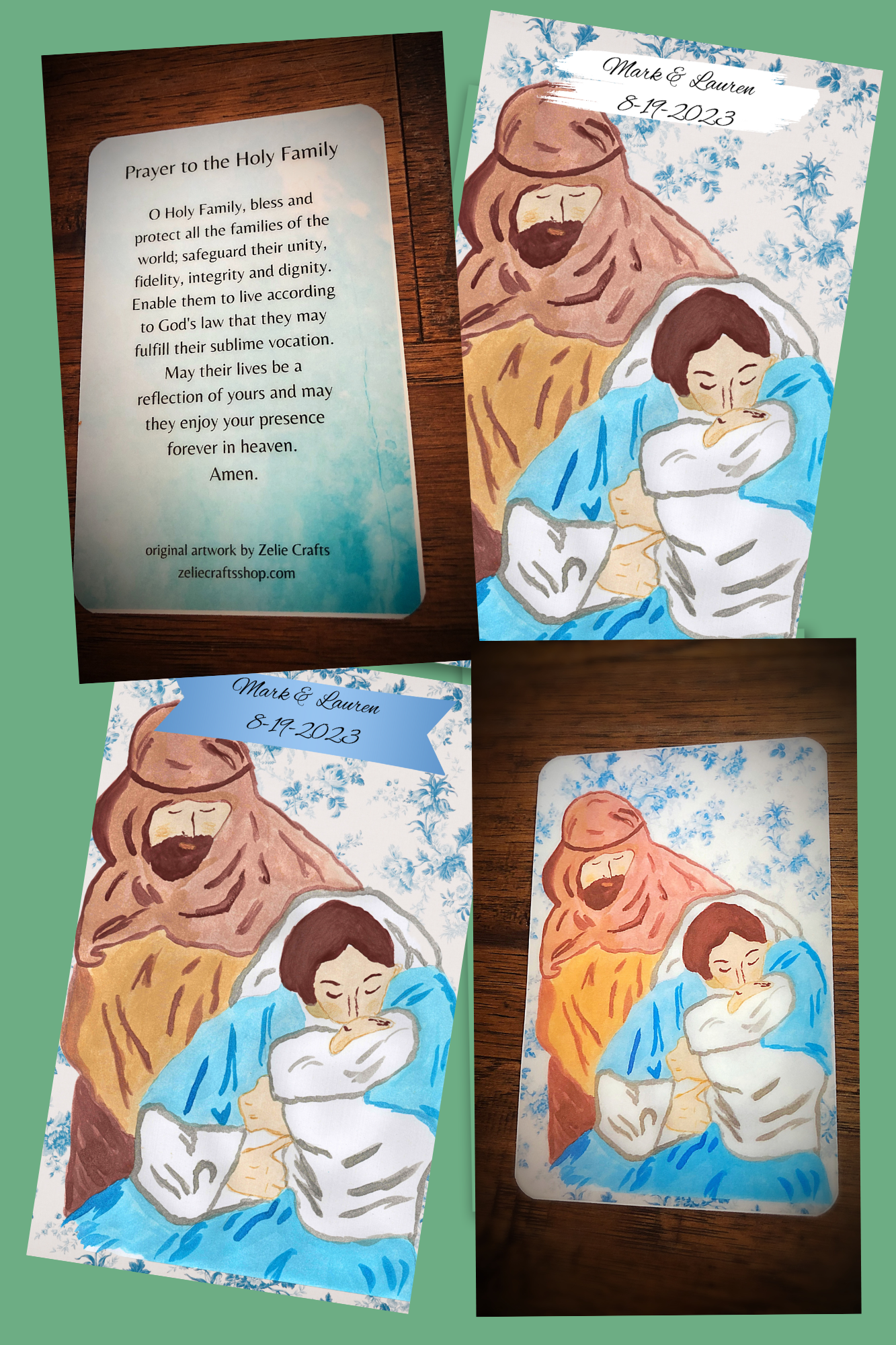 Custom wedding favors - wedding cards
