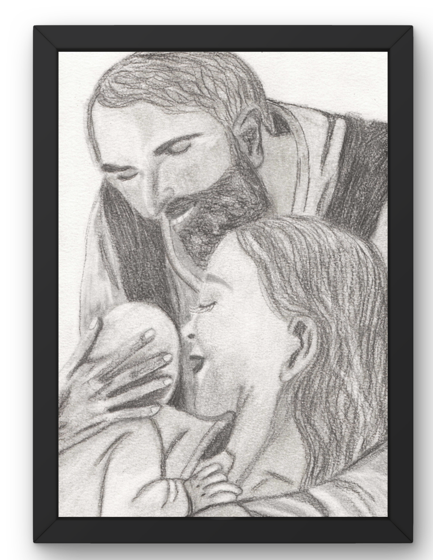 Silent Night Holy Family Print
