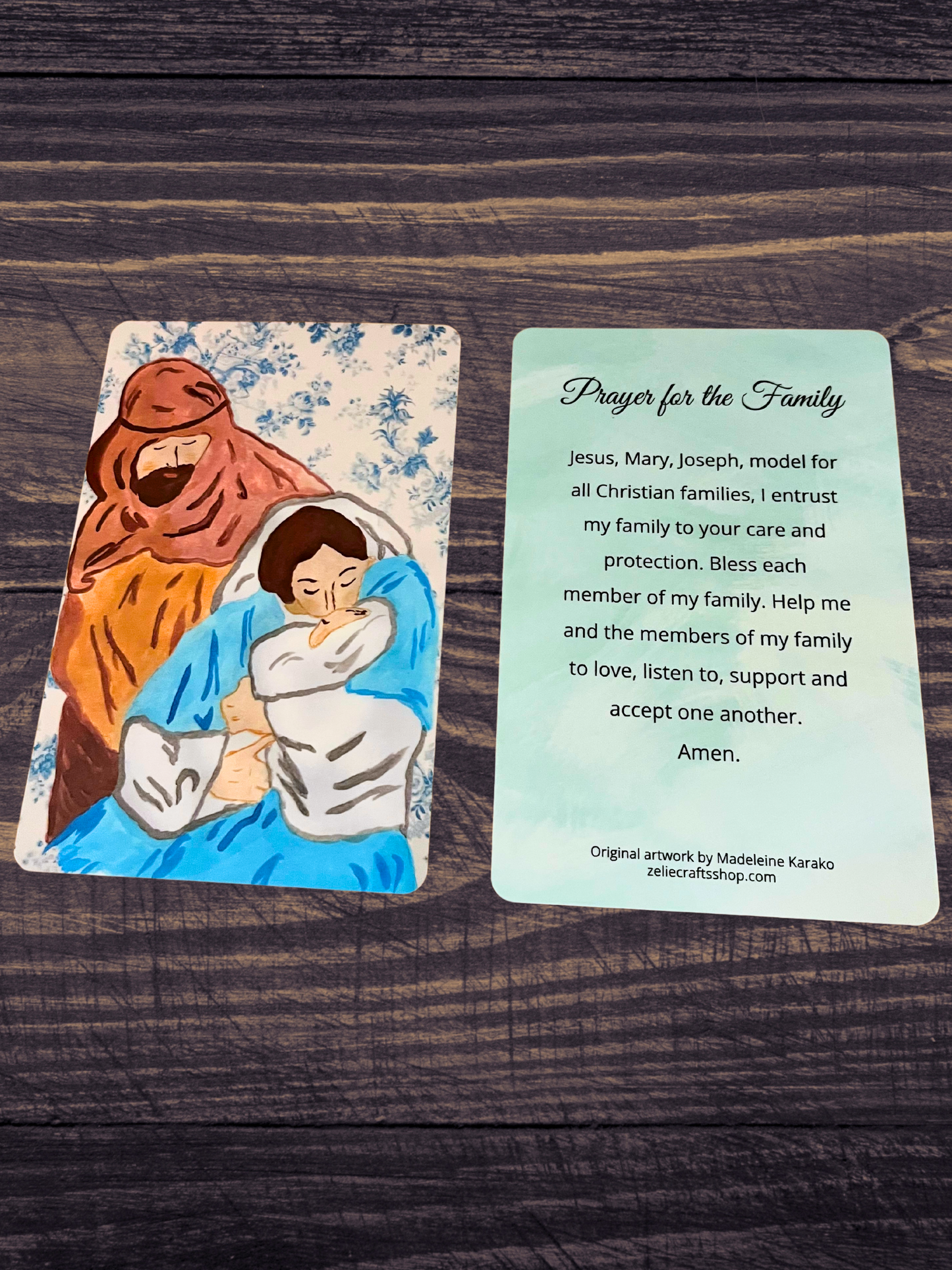 Prayer Card Bundle - Holy Family Prayer cards - Catholic Holy Cards