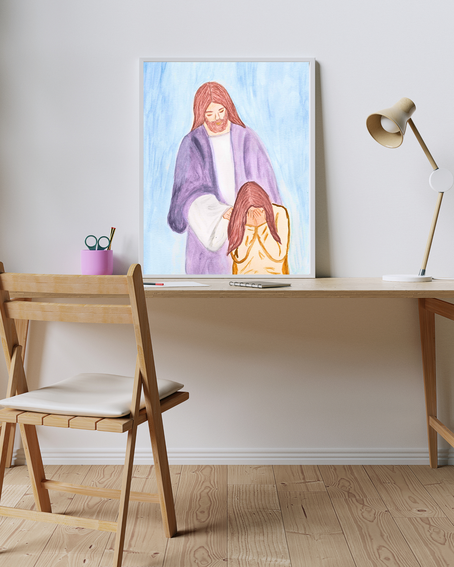 “He Cries with You” Jesus Christ Wall Art