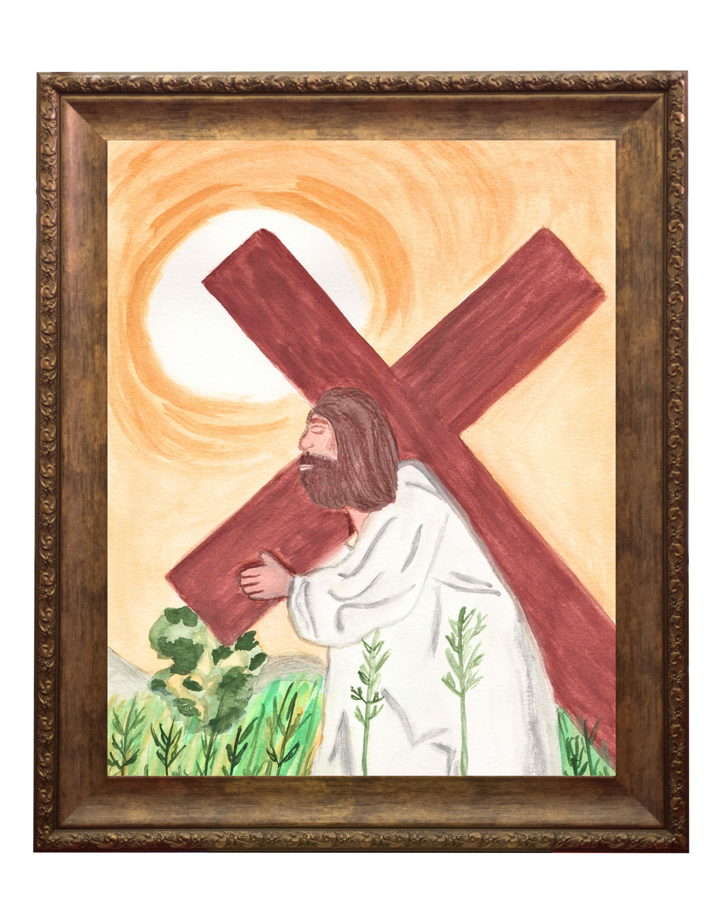 Jesus carries His Cross