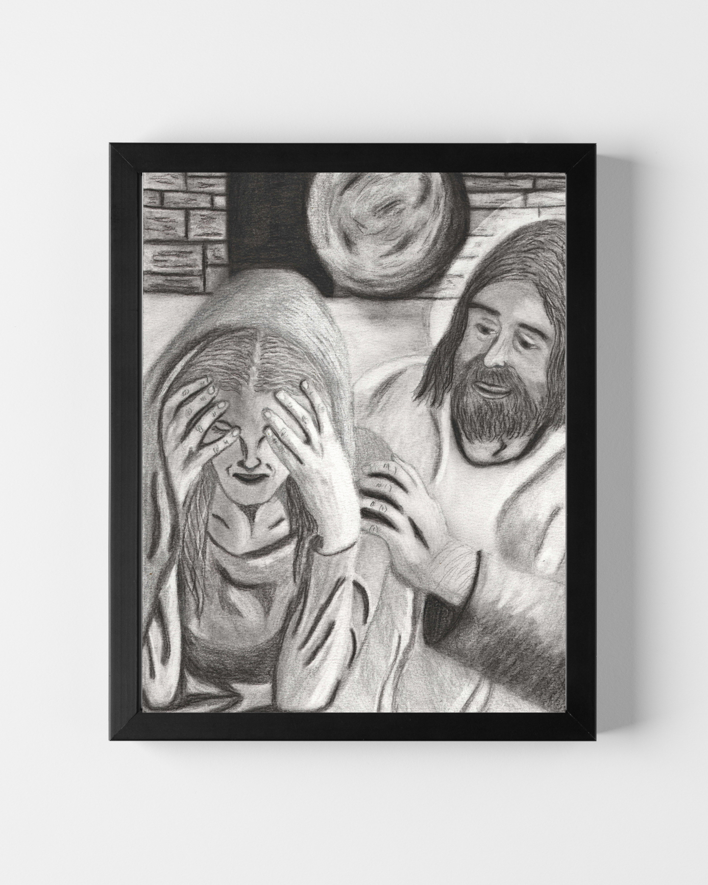 Mary Magdalene Visits the Tomb" Jesus Christ Wall Art
