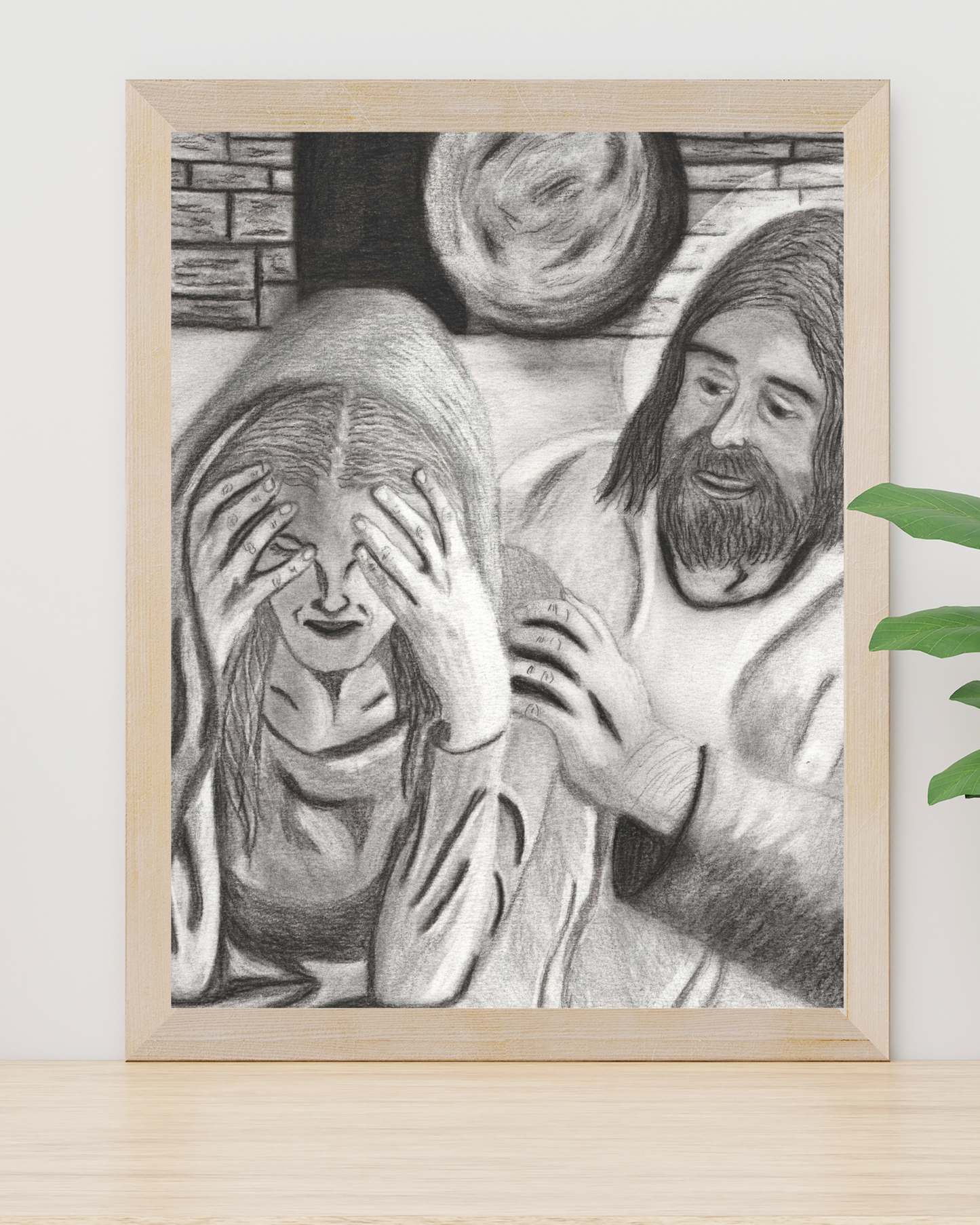 Mary Magdalene Visits the Tomb" Jesus Christ Wall Art