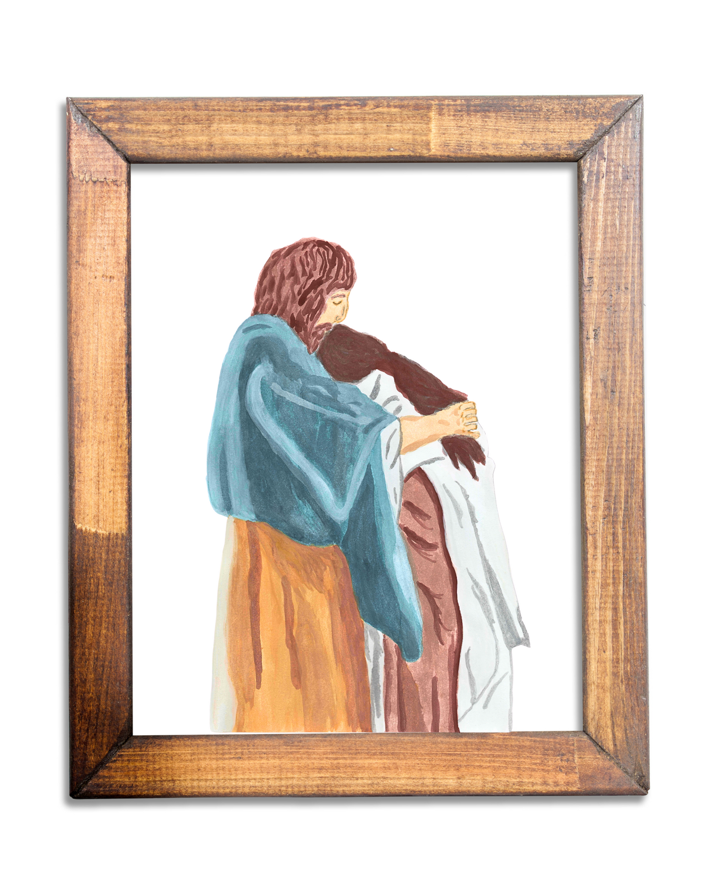 Jesus Healing Mary Magdalene Print