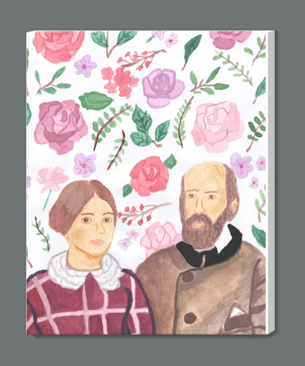 Saint Zelie and Louis Martin Canvas Board