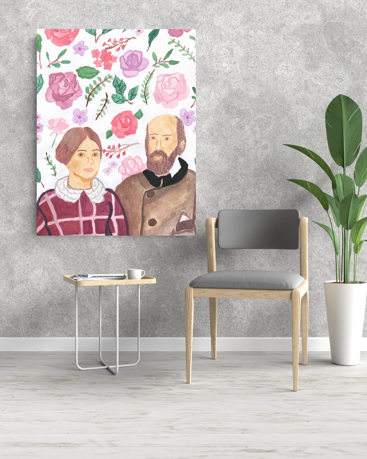 Saint Zelie and Louis Martin Canvas Board