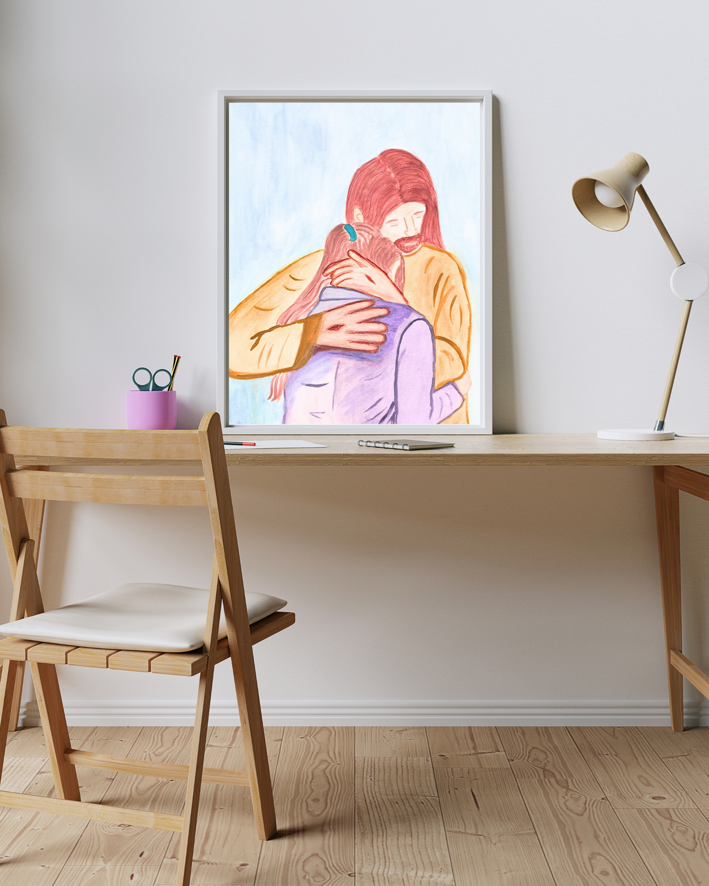 Comfort Me, Always Watercolor Print