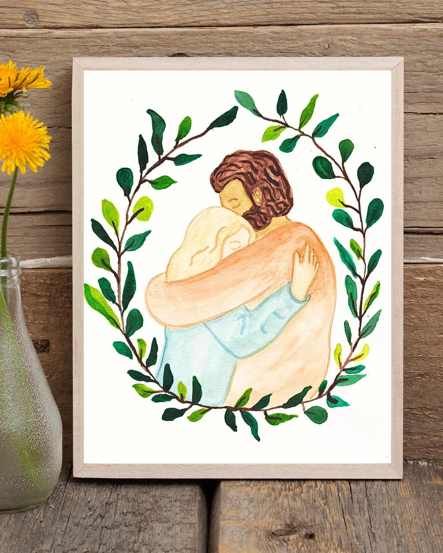 Jesus and Comfort Physical Print
