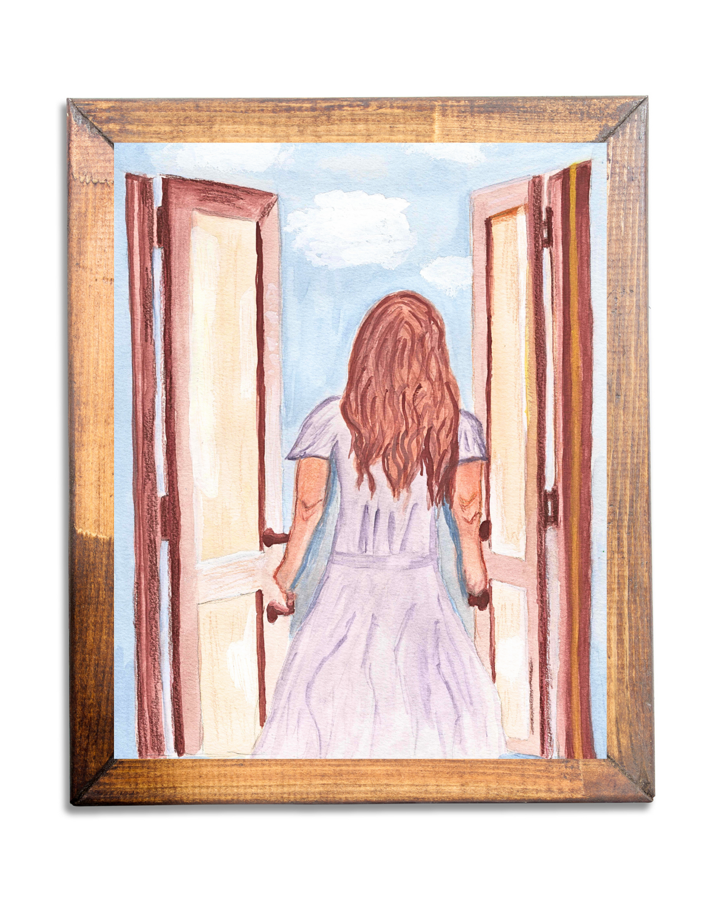 Open Door Watercolor Print