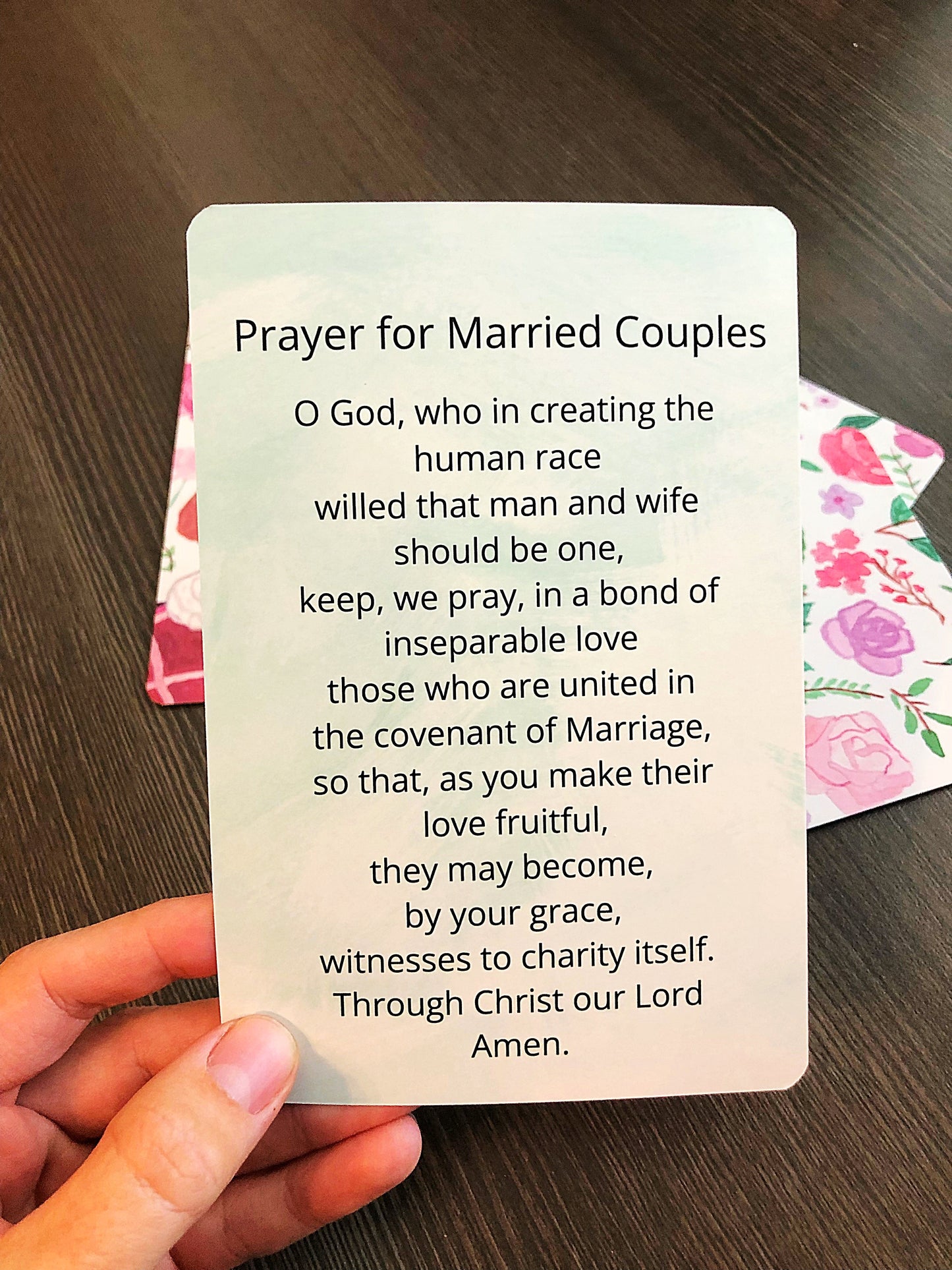 Prayer Card Bundle - Married Couple Prayer - Catholic Holy Cards