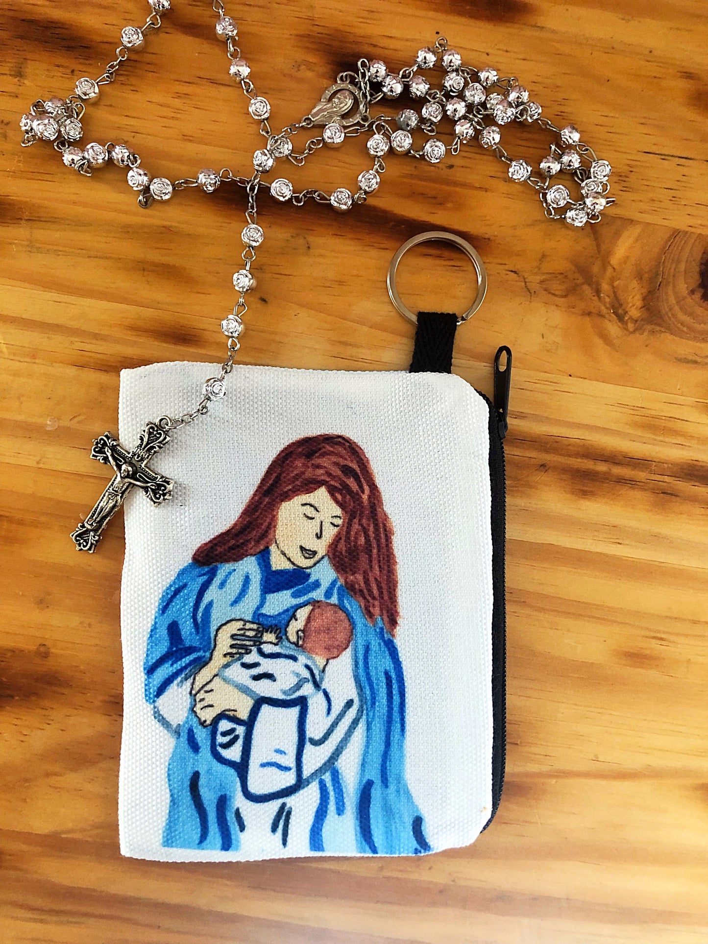Rosary Pouch / First Communion gift / RCIA gift