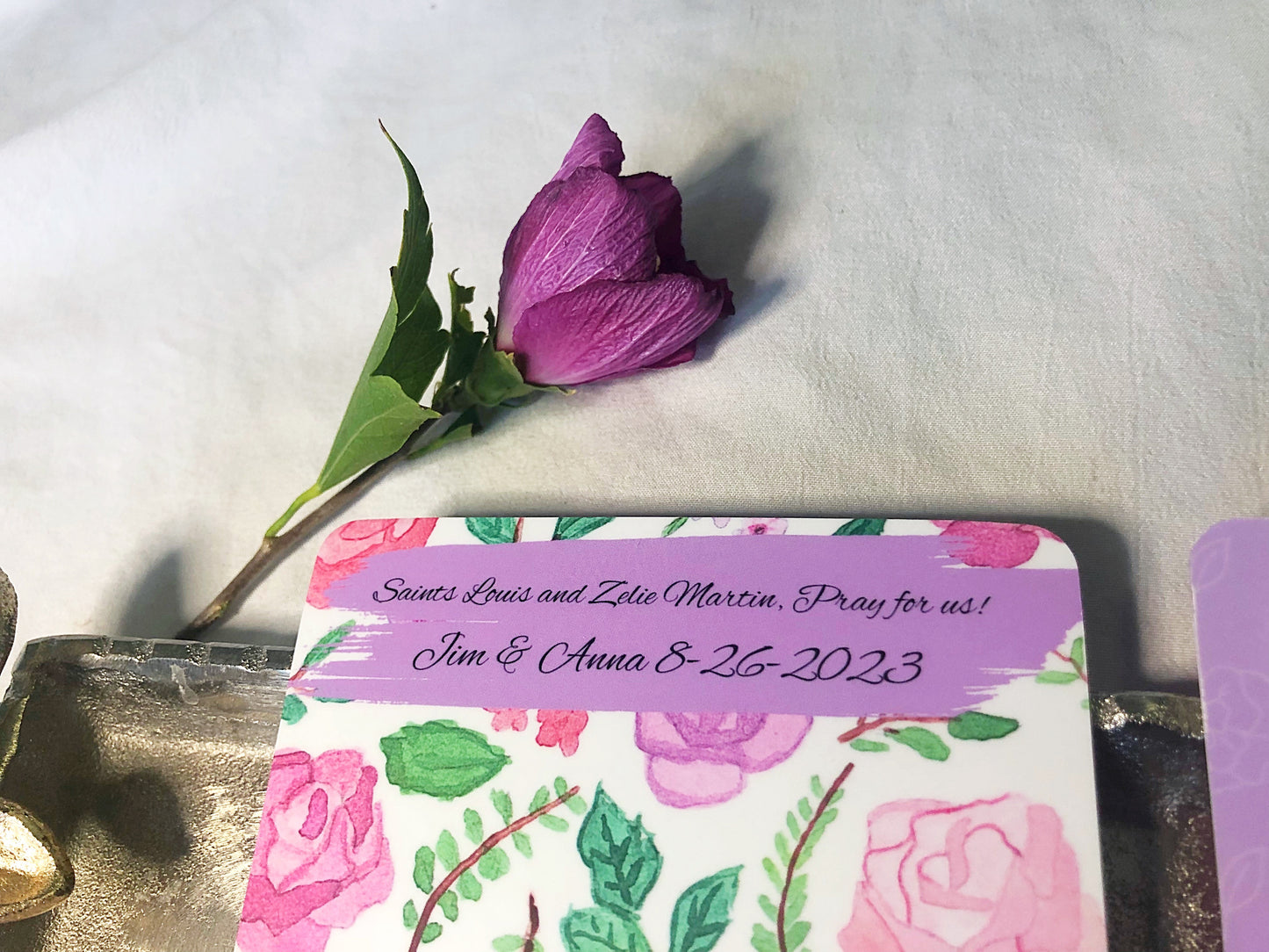 Custom wedding favors - wedding cards