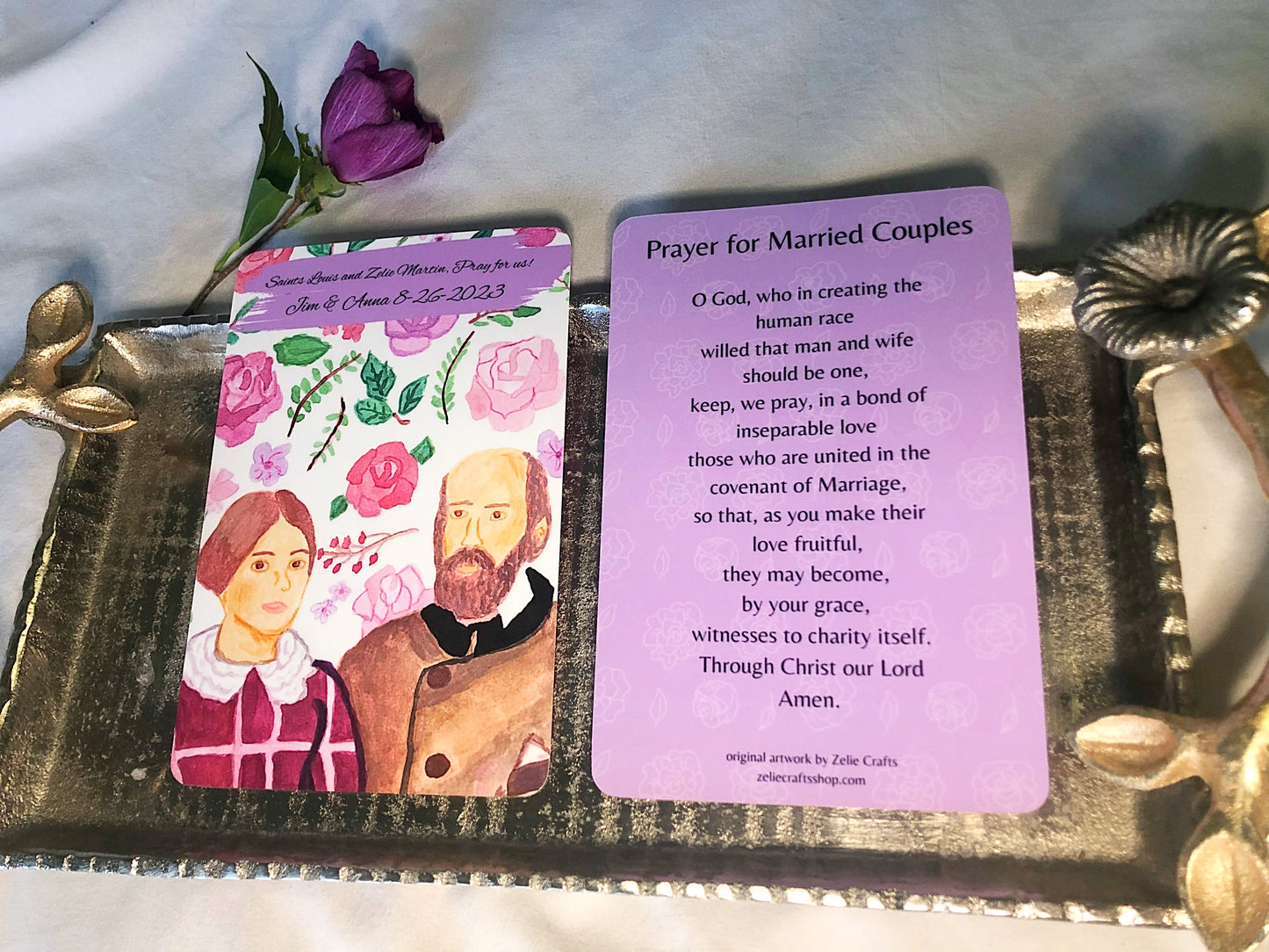 Custom wedding favors - wedding cards