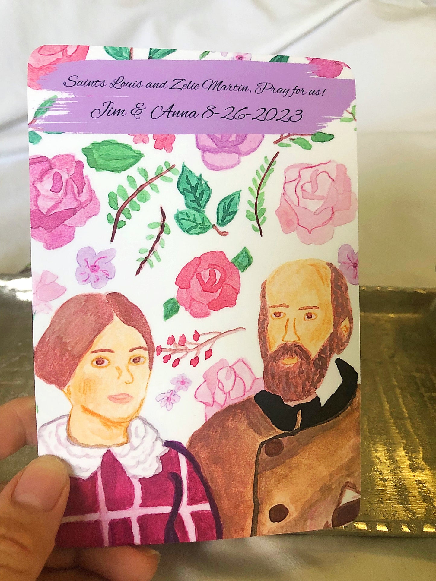 Custom wedding favors - wedding cards