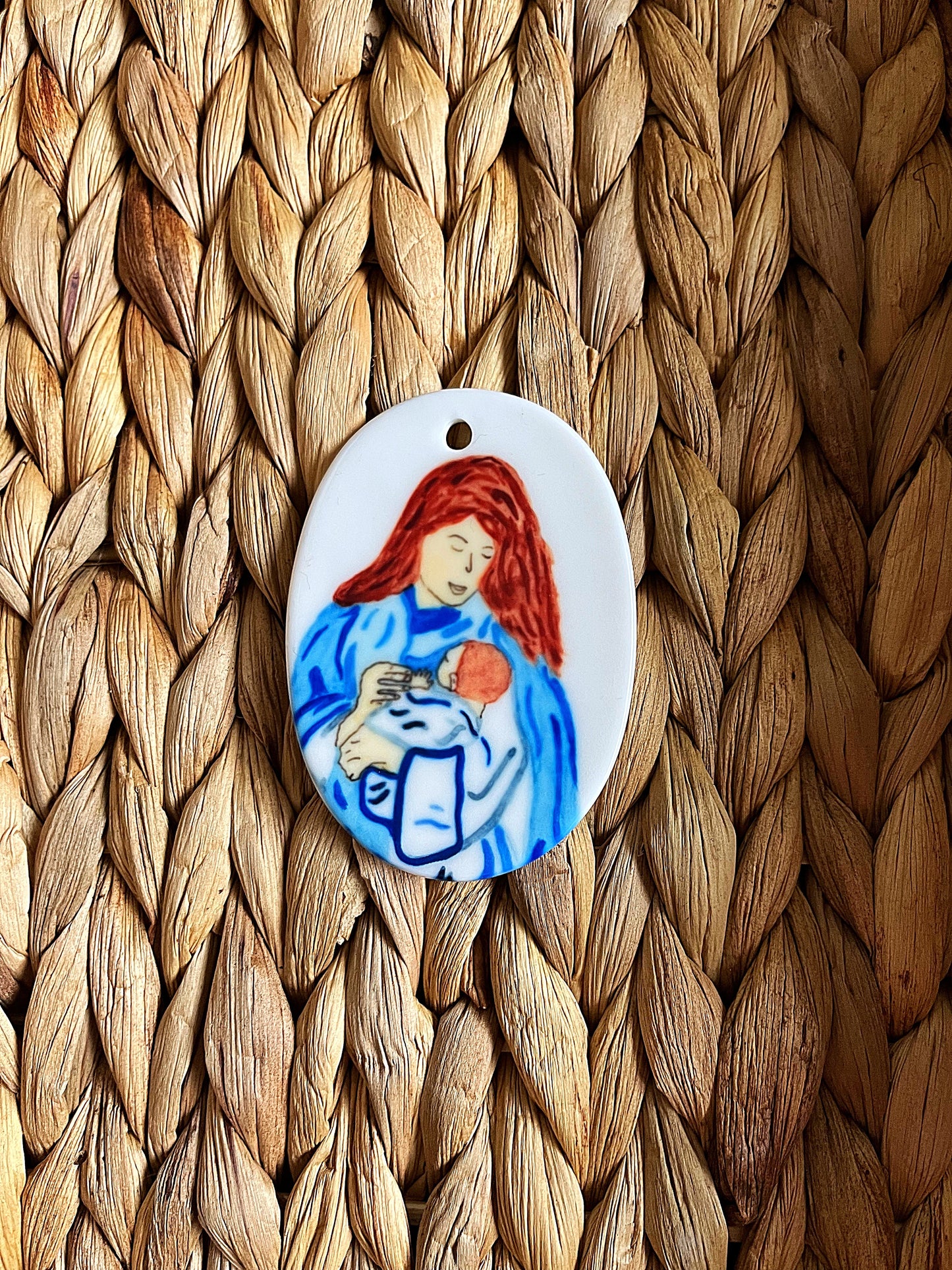 Holy Family Ceramic Ornaments