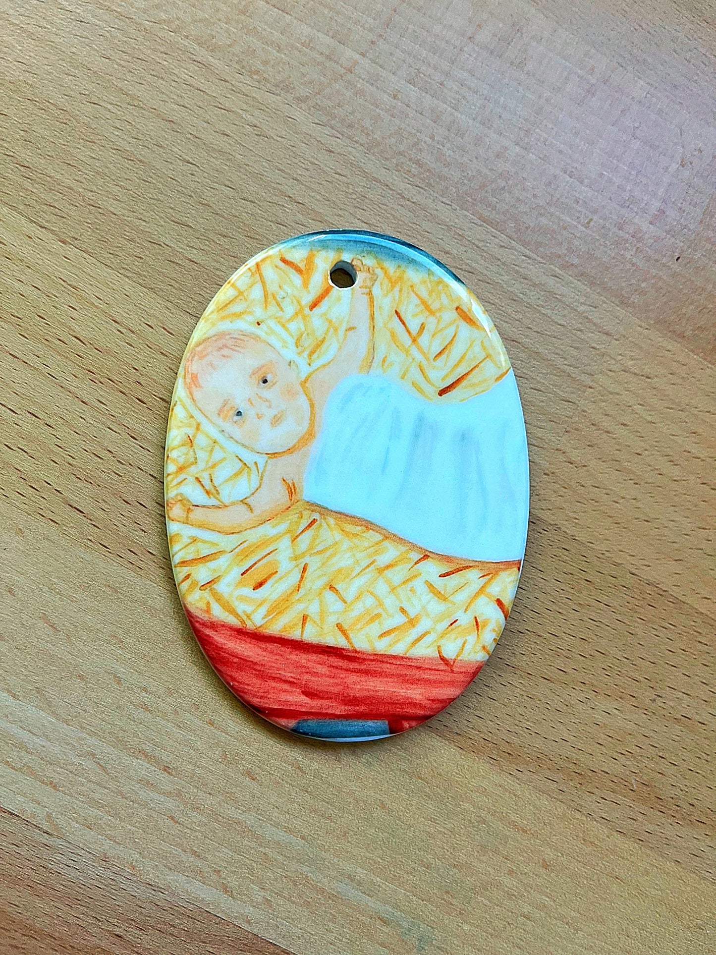 Holy Family Ceramic Ornaments