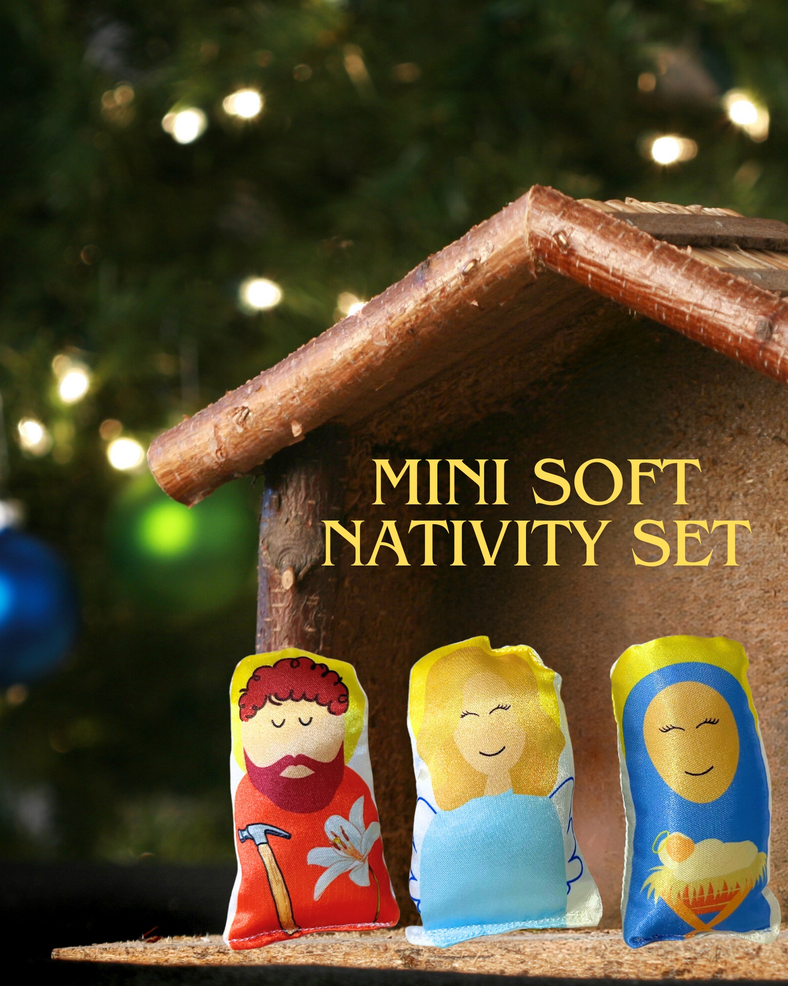 Plush nativity cheap