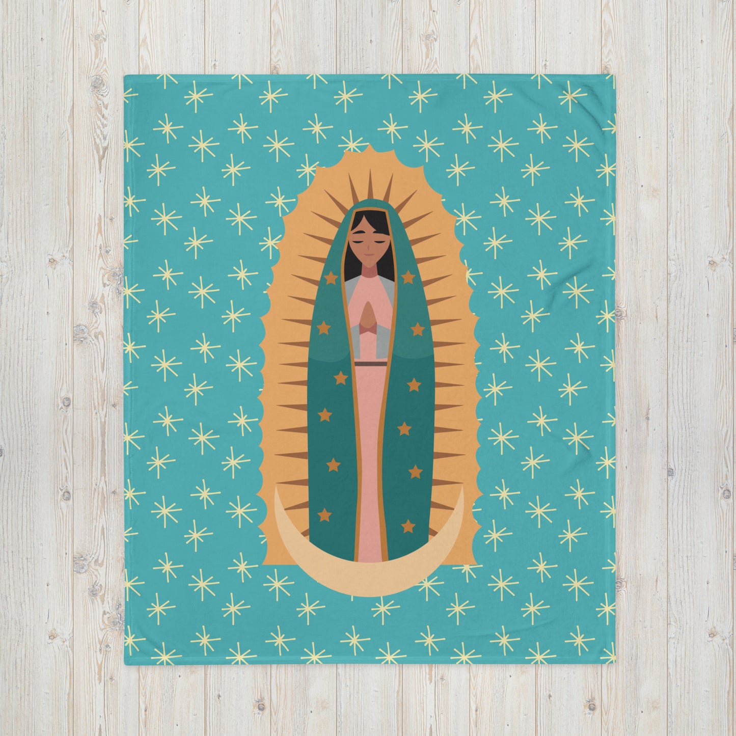Our Lady of Guadalupe Throw Blanket