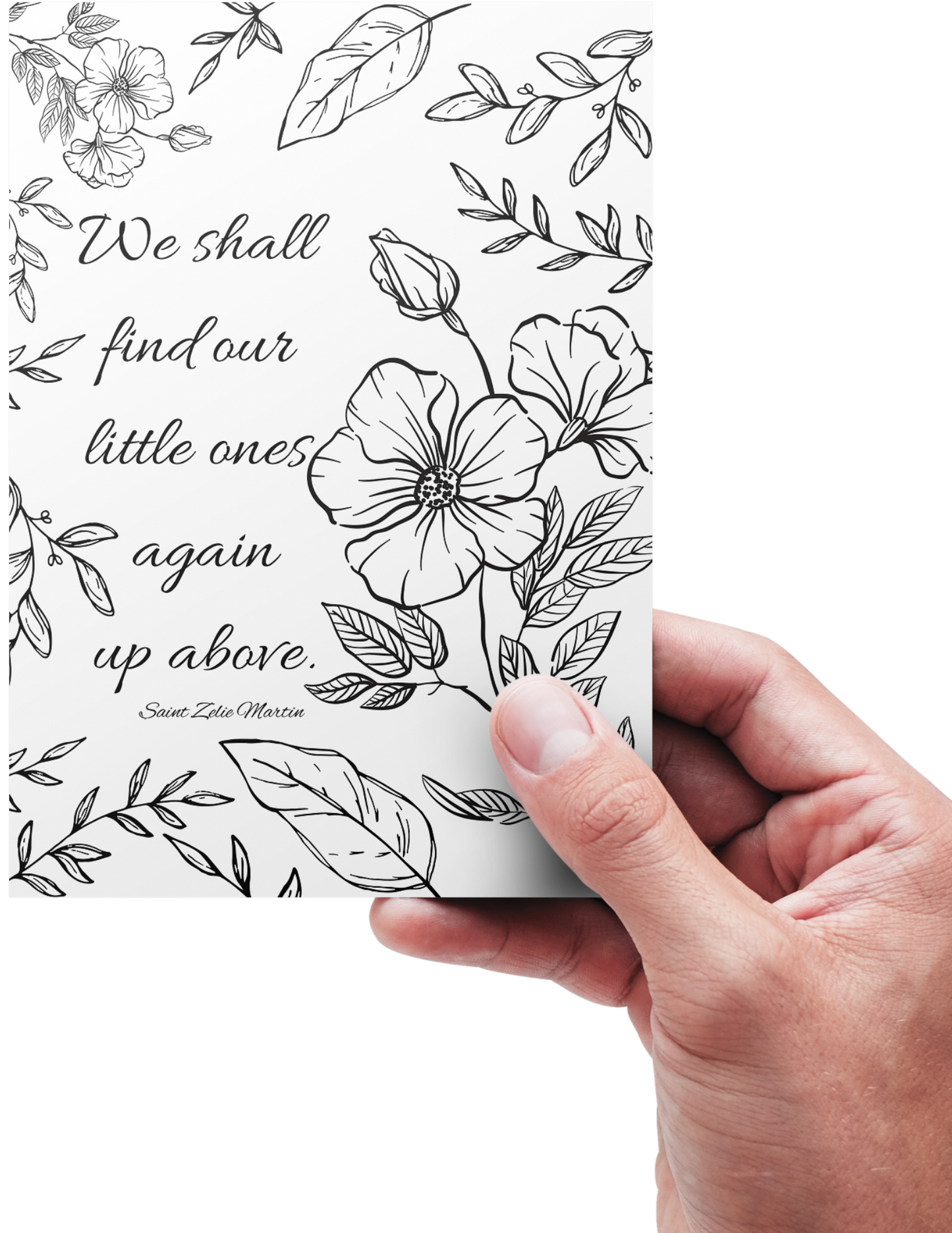 Miscarriage and Infant loss support Greeting Card - Catholic Miscarriage Gift