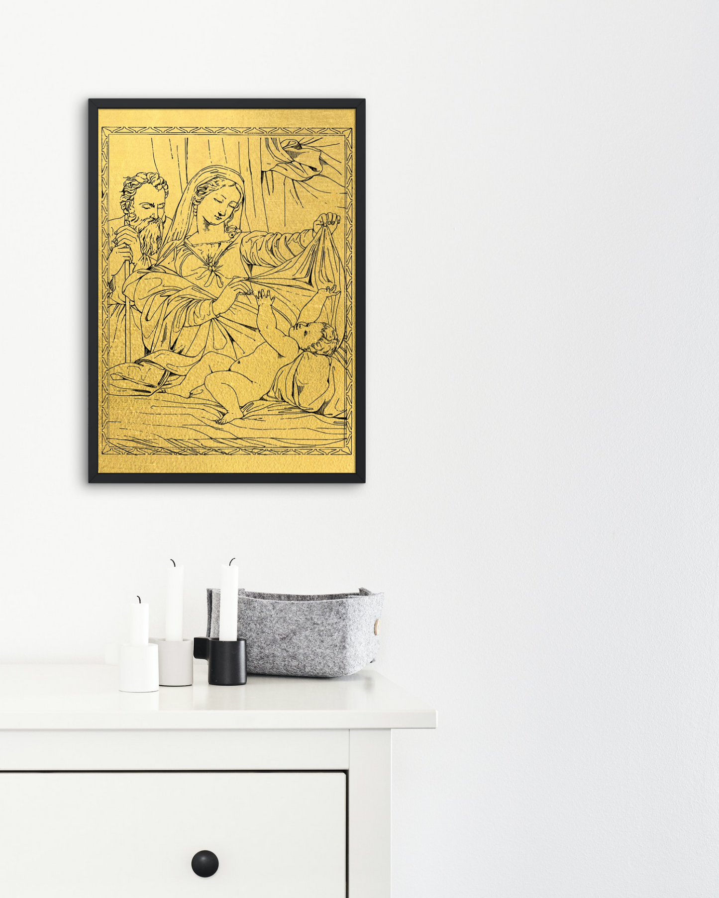 Nativity Scene Print