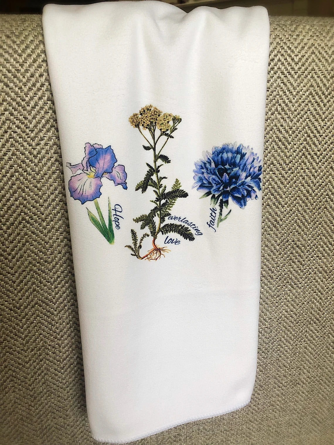 Faith, hope and love kitchen towels