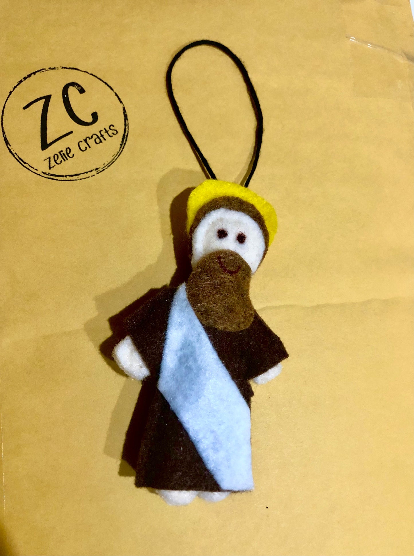 Saint Joseph Christmas Ornament / non-breakable ornament