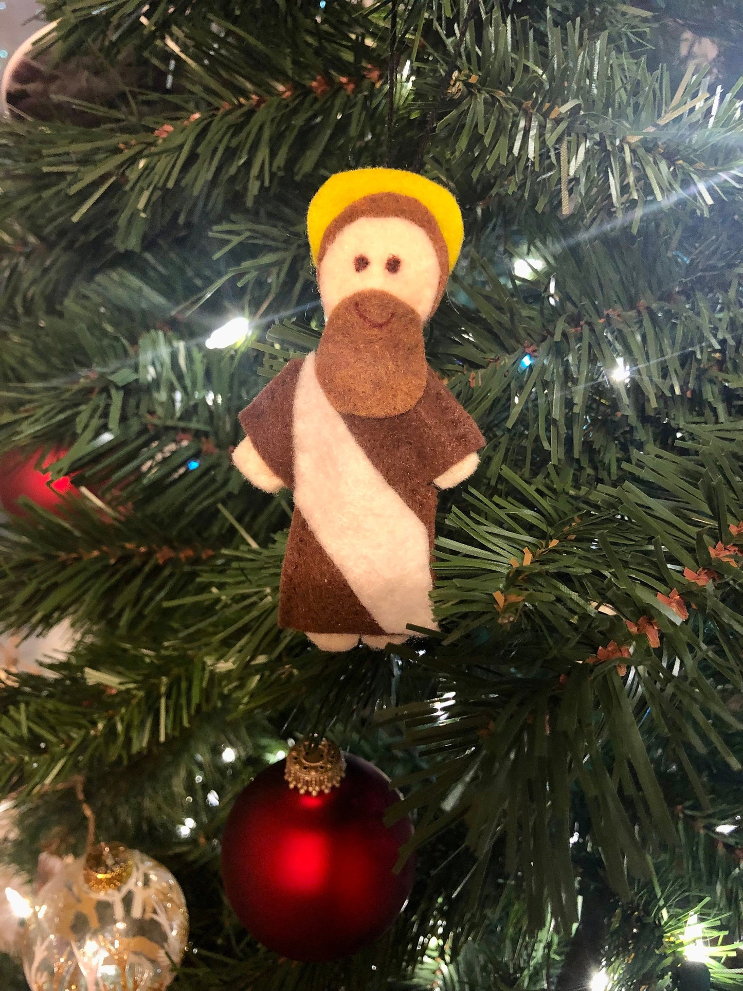 Saint Joseph Christmas Ornament / non-breakable ornament