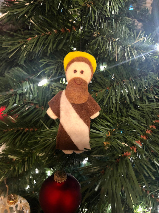 Saint Joseph Christmas Ornament / non-breakable ornament