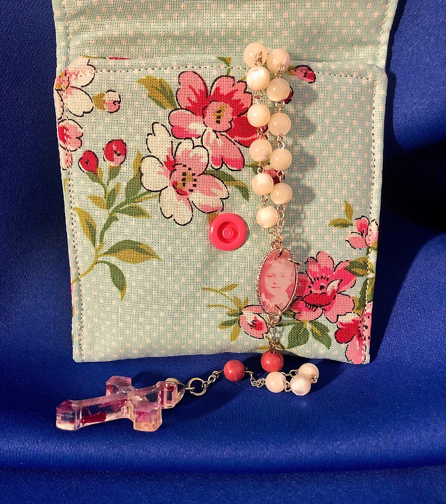 Rosary Pouch personalized / Catholic Mother’s Day gift / First Communion gift