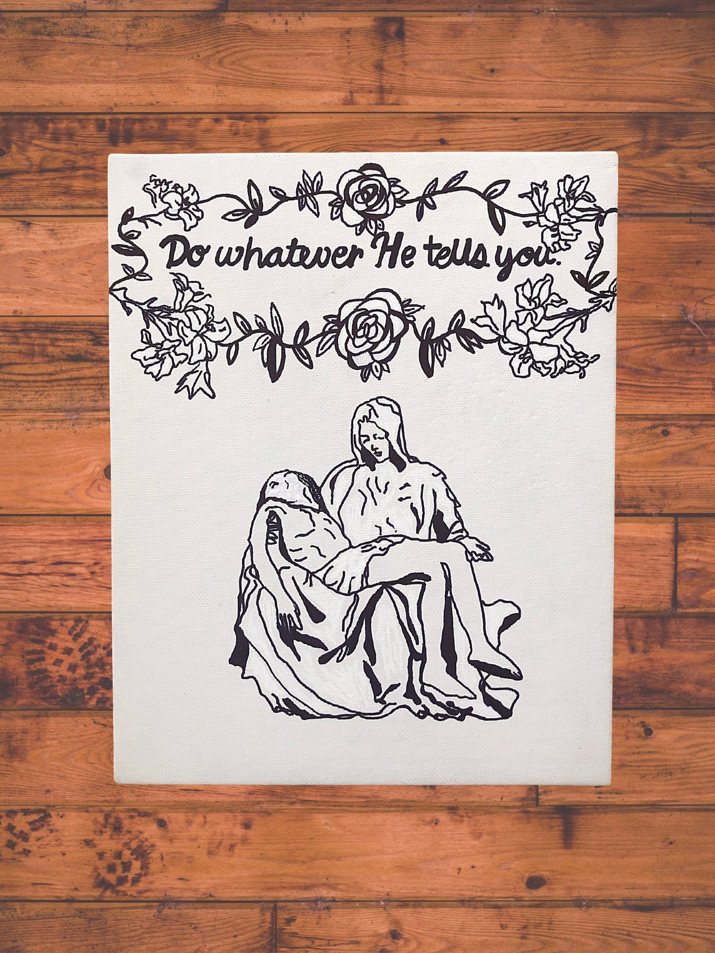 Pieta Artwork - Catholic Mary Painting