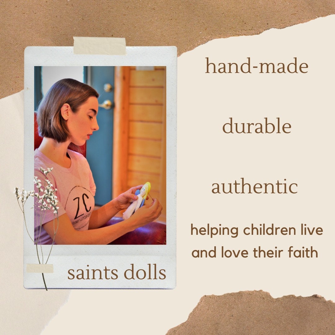 Custom Order Saint Doll - Your Saint Doll of Choice - Confirmation Gift