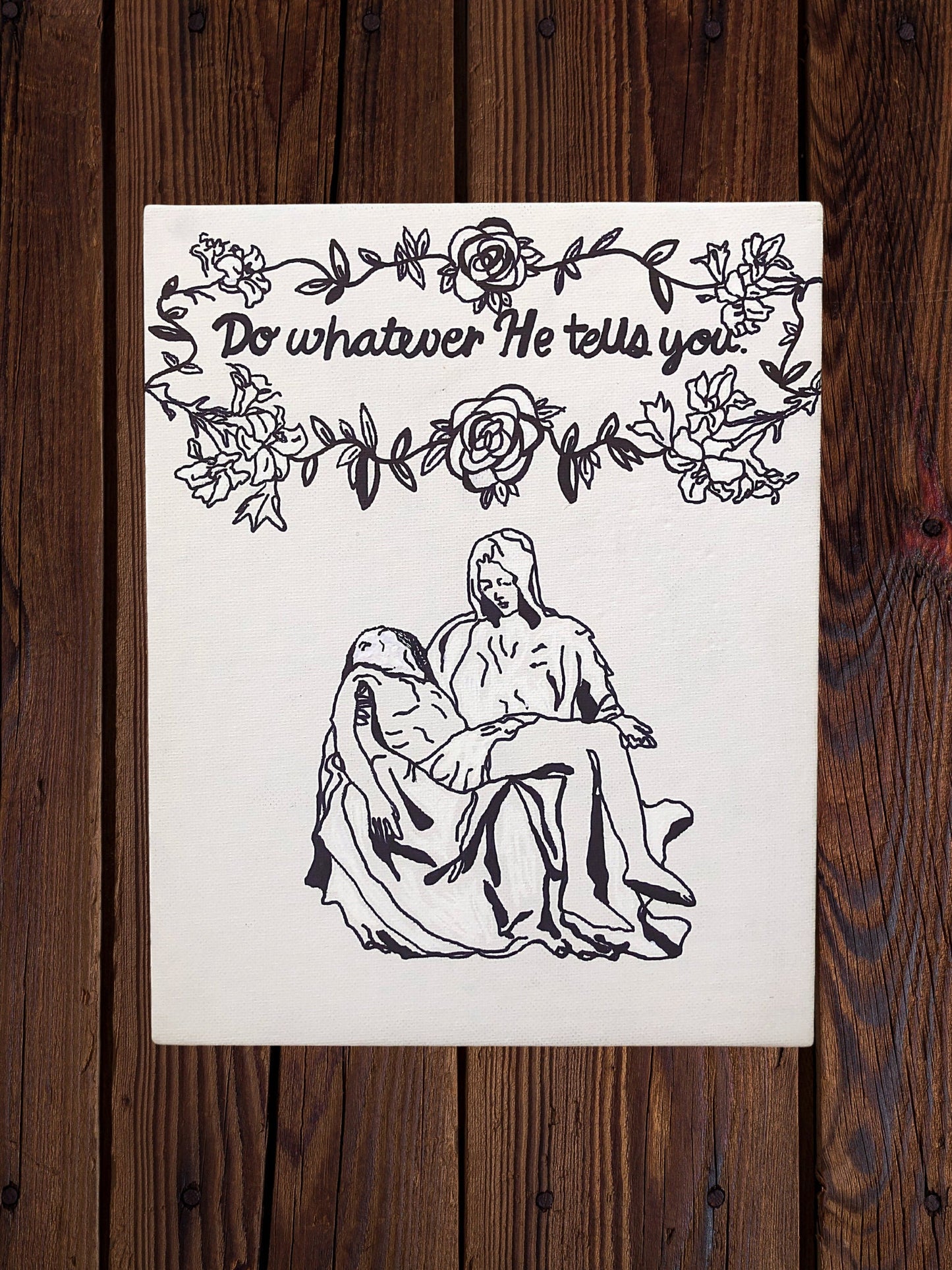 Pieta Artwork - Catholic Mary Painting