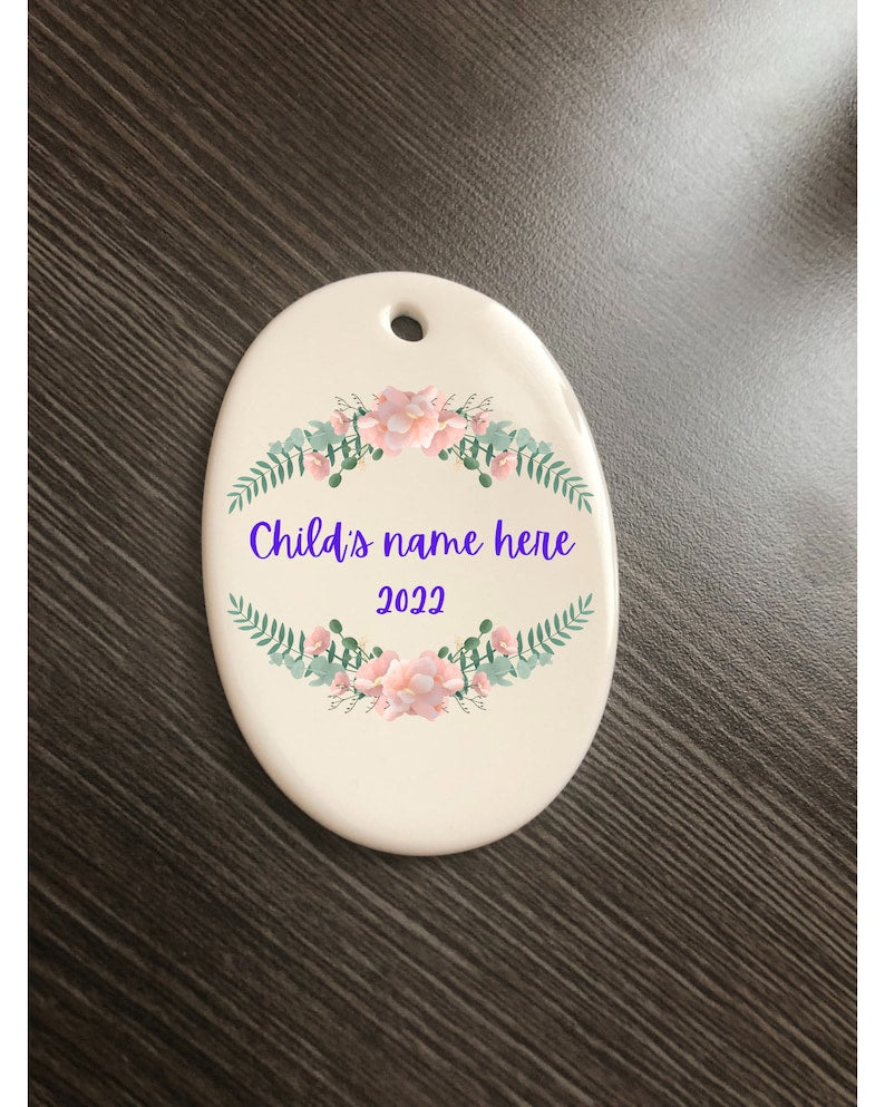 Miscarriage/infant loss ornament - Saint Zelie quote