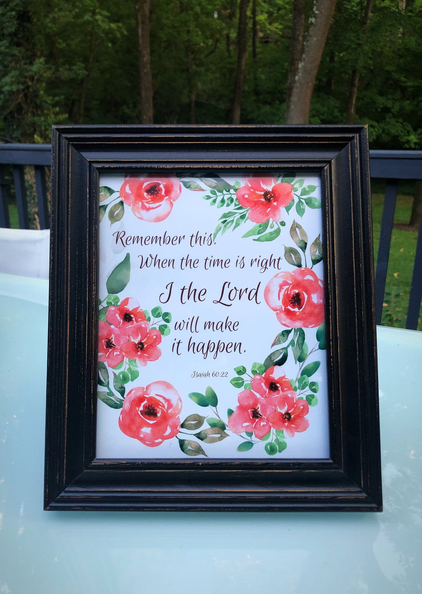 When the Time is right, I the Lord will Make it Happen Physical Print - Catholic Wall Art