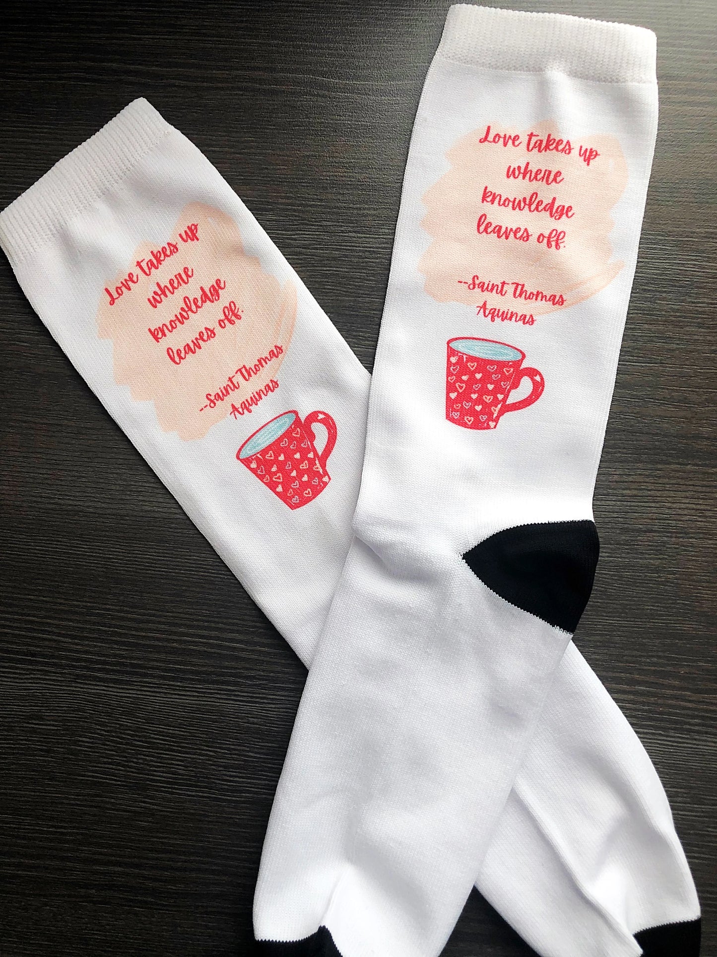 His and Her socks - Catholic couple gift