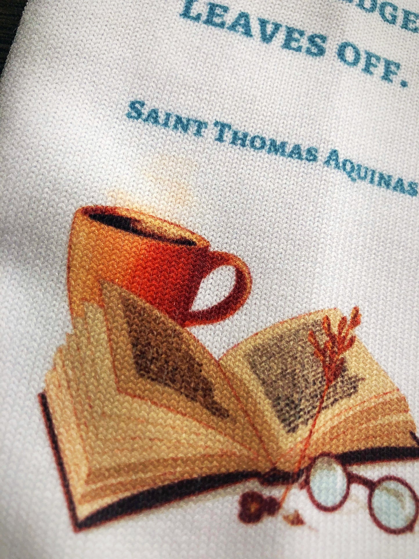 Catholic Men's socks - St. Thomas Aquinas quote