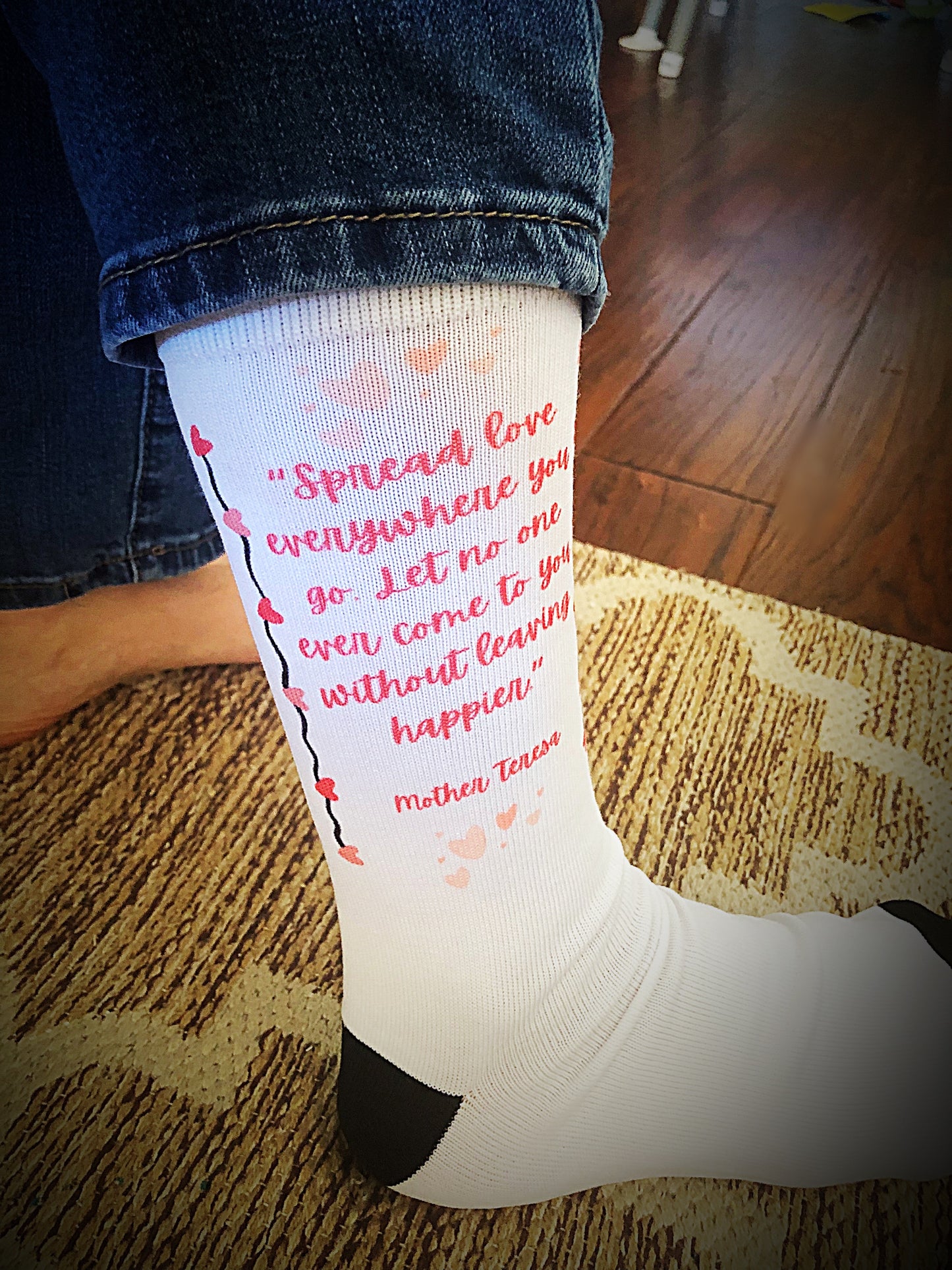 Catholic Valentine's Socks - Catholic Valentine Gift for her
