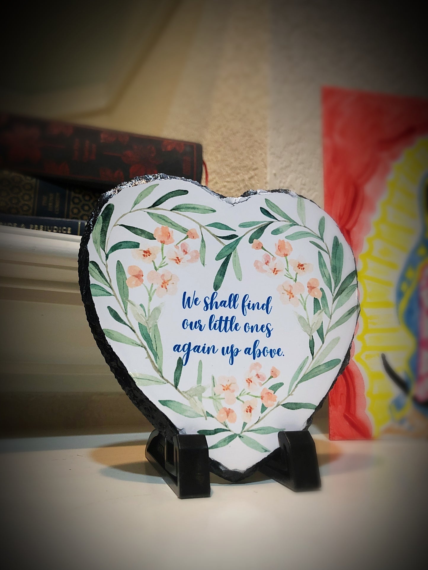 Miscarriage/infant loss remembrance plaque - Saint Zelie quote