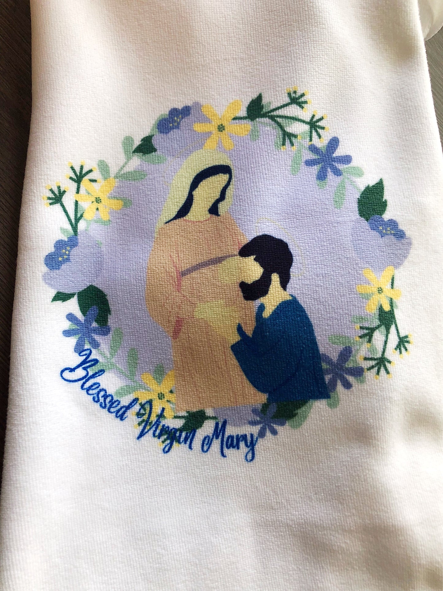 Blessed Virgin Mary decorative kitchen towels