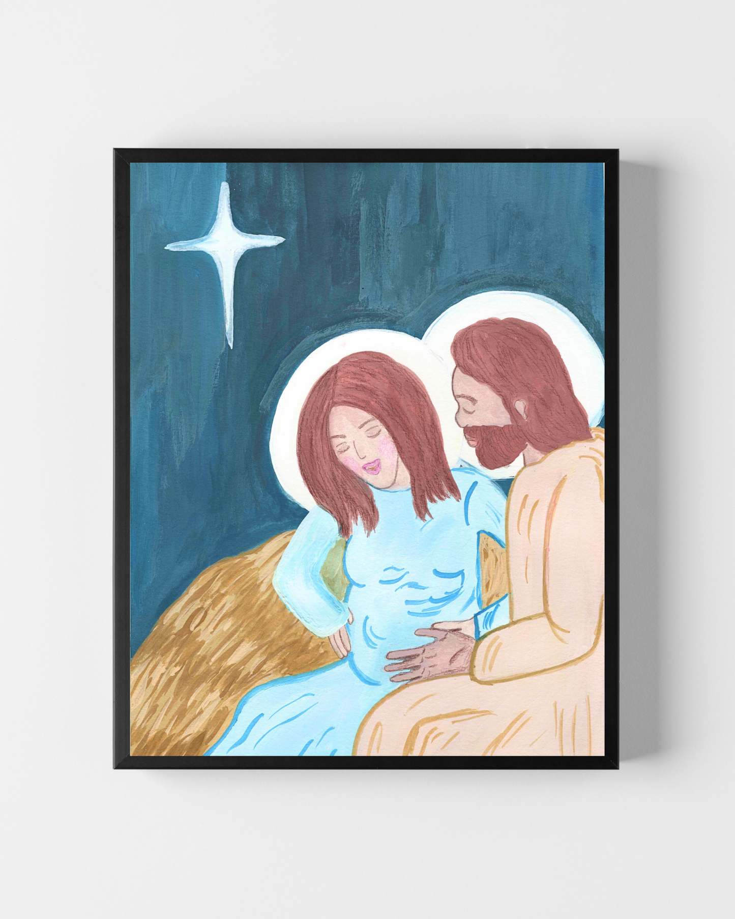 Holy Family Christmas Print