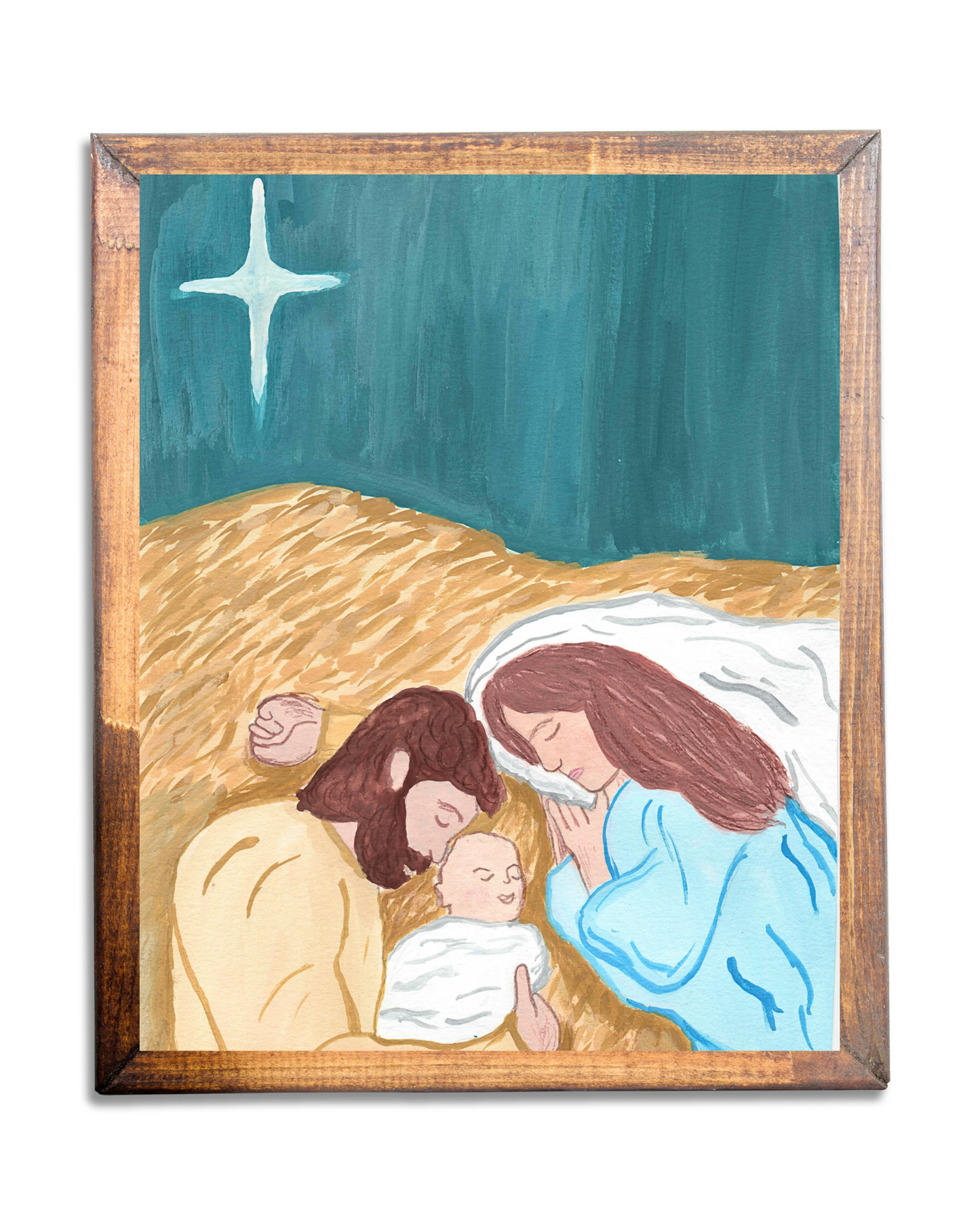 Holy Family Christmas Print