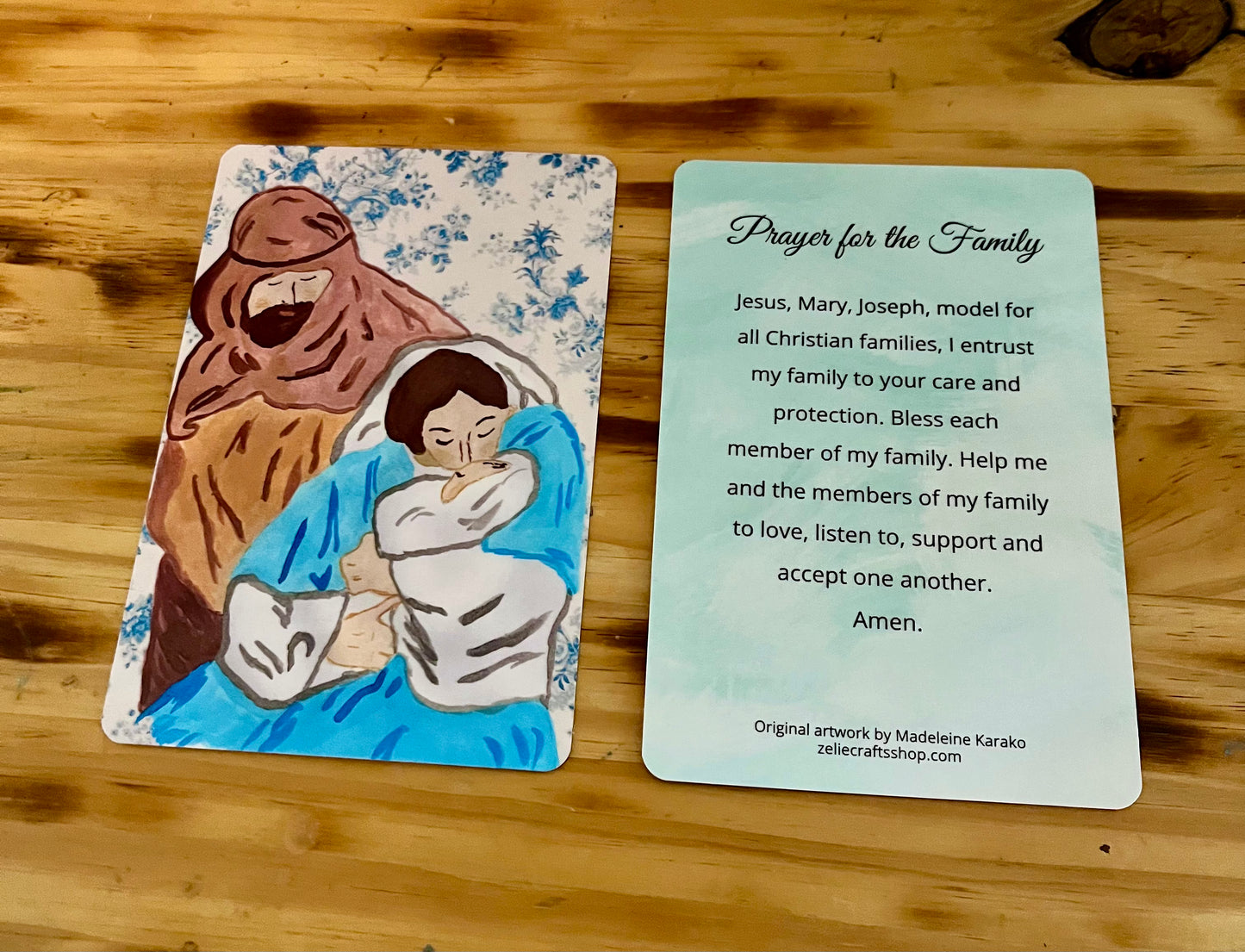 Prayer Card Bundle - Holy Family Prayer cards - Catholic Holy Cards
