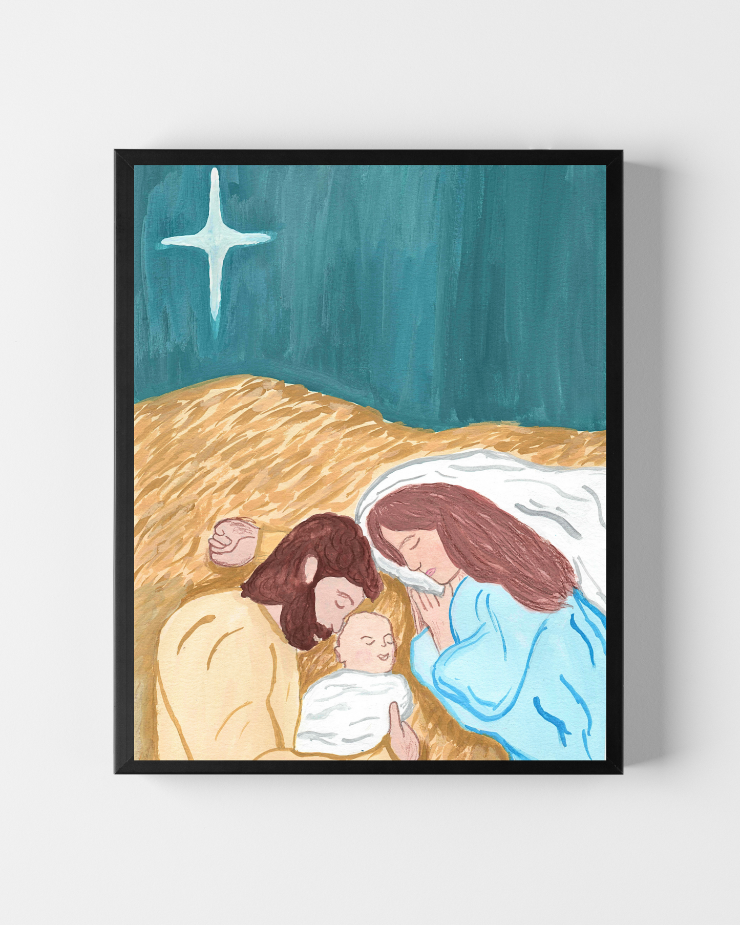 Holy Family Christmas Print