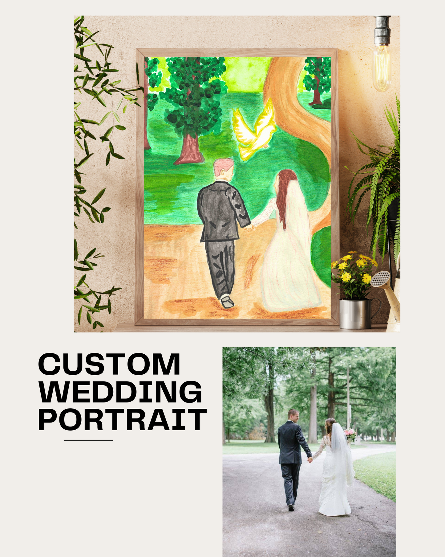 Custom Wedding Portrait