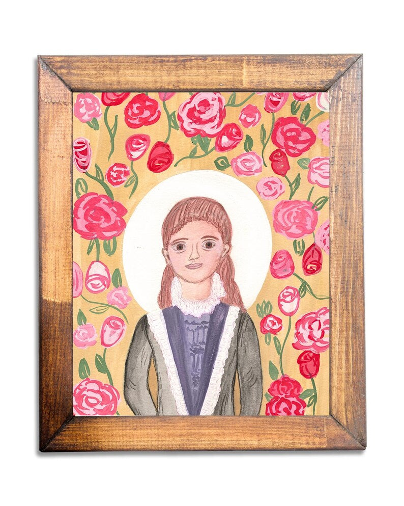 Saint Therese of Lisieux Watercolor Painting