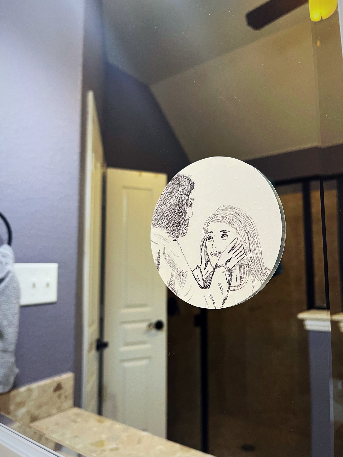 Static cling decal "Daughter of a King"